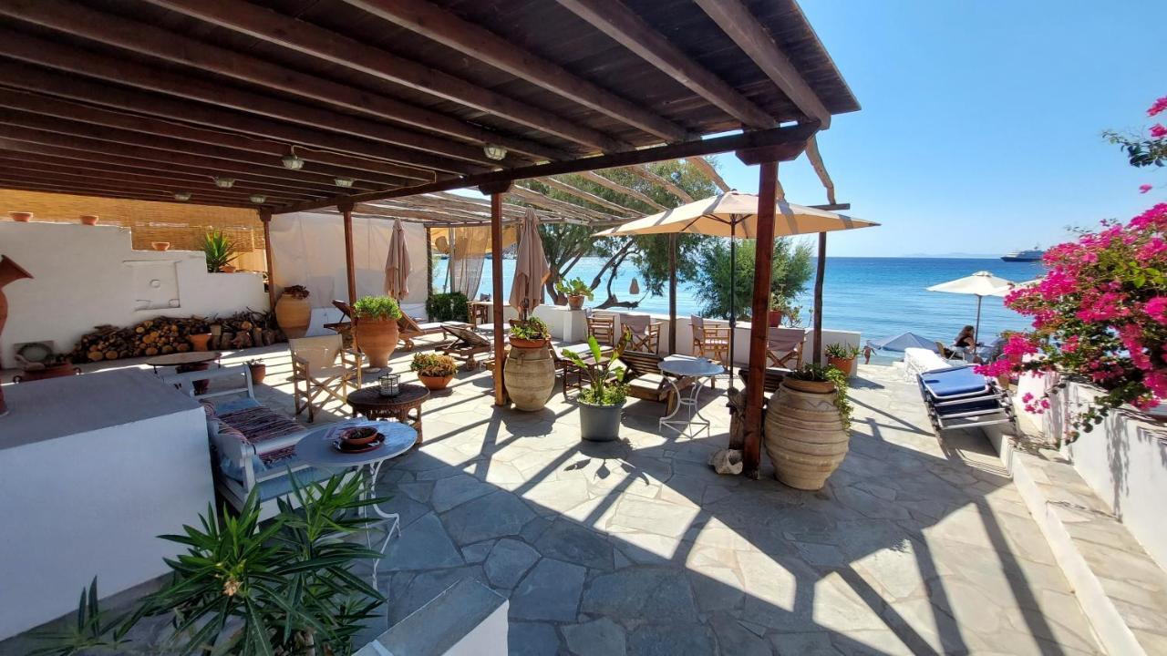 Styfilia Beachfront Apartments Platis Gialos  Eksteriør billede