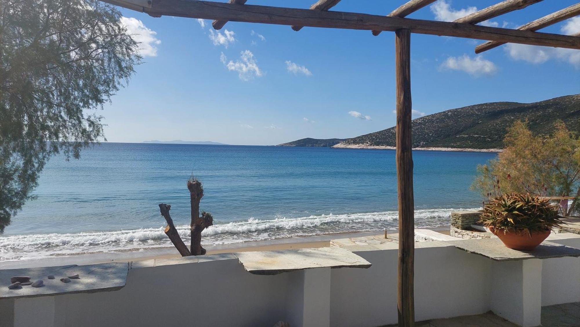 Styfilia Beachfront Apartments Platis Gialos  Eksteriør billede